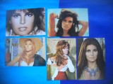 HOPCT LOT NR 1361 RAQUEL WELCH -ACTORI / ARTISTI-5 CARTI POSTALE-NECIRCULATE, Necirculata, Printata