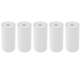 Set 5 role hartie pentru mini imprimanta termica, portabila, printare rapida, pentru etichete, liste, 2.5 x 5.6 cm, alb