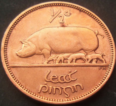Moneda istorica 1/2 PINGIN (HALF PENNY) - IRLANDA, anul 1965 *cod 1465 B foto