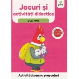 Activitati pentru prescolari. Jocuri si activitati didactice pentru grupa mare