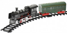 Set trenulet electric, locomativa si 3 vagoane - 729985 foto