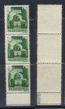 1945 Ardealul de Nord emisiunea Oradea I streif 5P/1P tip I &amp; II &amp; III MNH