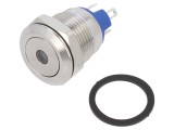 Comutator anti-vandalism Poz 2 SPST-NO 2A/36VDC IP65 galben