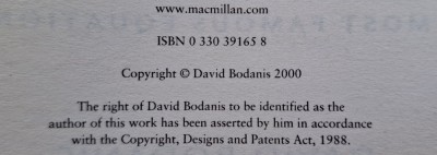 E=mc&amp;sup2; biography of world&amp;#039;s most famous equation (David Bodanis, 2001) foto
