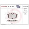 Placute frana Mitsubishi Carisma (Da) 05.95-06.06, Carisma Saloon (Da) 09.96-06.06, Colt Czc 6 Convertible (Rg) 05.06-07.09, Colt 6 (Z3 A Z2 A) 10.02