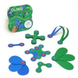 Clixo&reg; joc magnetic de construit - Itsy Albastru &amp; Verde (18 piese) PlayLearn Toys