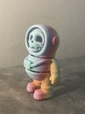 Jucărie figurina de tip fidget, schelet astronaut model articulat "flexi" (H = 5 cm), realizată prin tehnologia de imprimare 3D