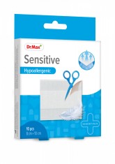 Dr. Max Plasturi sensitive sterili 8 x 10cm, 10 bucati