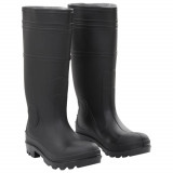 Gossi cizme de ploaie, negru, pvc, marime 39