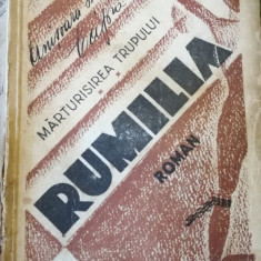 Mărturisirea trupului. Rumilia, D. V. Barnoschi 1934 semnatura autorului