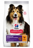 Cumpara ieftin Hill&#039;s Science Plan Canine Adult Skin and Stomach Chicken, 14 kg