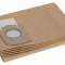 Set de 5 Saci filtranti din hartie, pentru GAS 12 / PAS 12 - 3165140073622