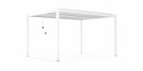 Pergola X Bioclimatica Alba, Pavilion 3x4x2.5metri cu LED , Premium, Aluminiu