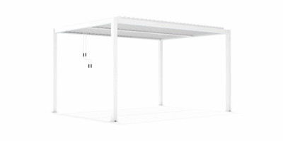 Pergola X Bioclimatica Alba, Pavilion 3x4x2.5metri cu LED , Premium, Aluminiu foto