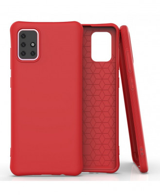 Husa Anti Shock Matt TPU Samsung Galaxy S10 Lite, G770 Rosie foto