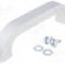 Maner aluminiu, 164mm, gri, MENTOR - 3312.1401