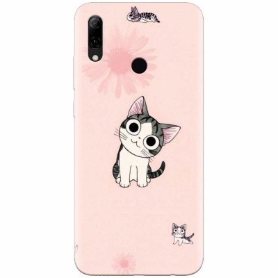 Husa silicon pentru Huawei P Smart 2019, Cute Cat 101 foto