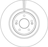 TRW DF6572 Disc frana