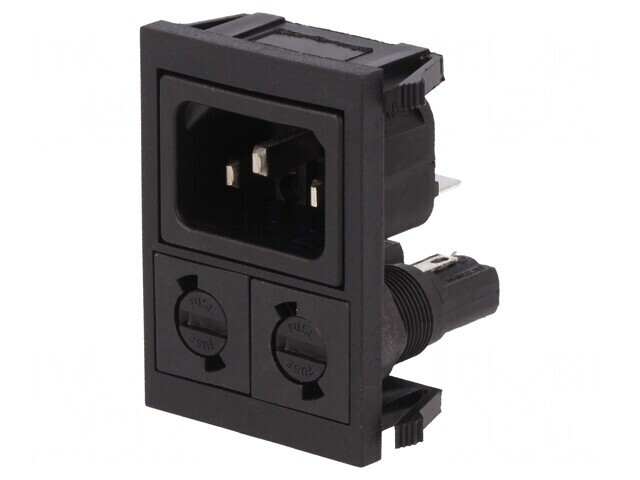 Conector Alimentare AC Soclu Tată 10A 250V IEC 60320