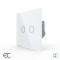 Intrerupator Dublu Draperie cu Touch LIVOLO din Sticla - Protocol ZigBee EC SmartElectro IntelligentHouse