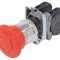 Comutator de Siguranță 22mm 2NC Roșu fără XB4BS8444