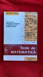 Cumpara ieftin TESTE DE MATEMATICA - OPRISAN , BALAN , BERCIA , EDITURA POLITEHNICA