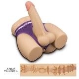 Masturbator Anus Streetgirls #14 cu Dildo Bendable, Natural, 3.4 kg