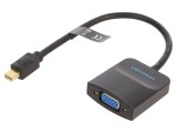 Adaptor Mini DisplayPort la D-Sub 15 Pin Negru