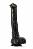 Cumpara ieftin Dildo Realistic Cu Ventuza David, Negru, 31.5 cm