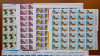 1969-Fluturi-Lp 703 coli de 35 si 40 buc.-8 coli-compl.set-MNH, Nestampilat