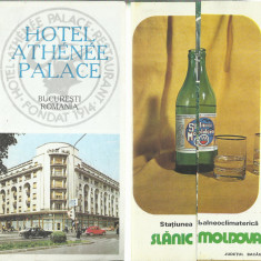 AMS# - LOT 2 BROSURI - RECLAMA SLANIC MOLDOVA, HOTEL ATHENEE PALACE