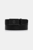 BOSS curea de piele culoarea negru, 50548350