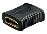 Adaptor HDMI mama-mama contacte aurite negru, Generic