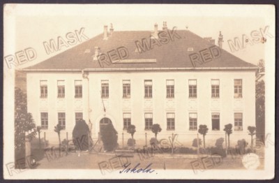 5248 - TARGU-SECUIESC, Covasna, High School - old postcard, real Photo - unused foto