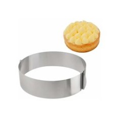 Formă pentru copt, reglabilă, 16-30 cm, oțel inoxidabil