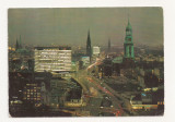 FG2 - Carte Postala - GERMANIA - Hamburg, Ost West strasse, circulata 1970, Fotografie