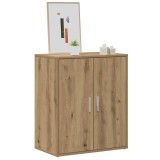 VidaXL Pantofar, stejar artizanal, 60x35x70 cm lemn prelucrat