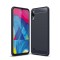 Husa TPU OEM Carbon pentru Samsung Galaxy M10, Bleumarin