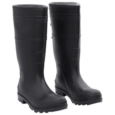 vidaXL Cizme de ploaie, negru, PVC, mărime 42 137591 foto