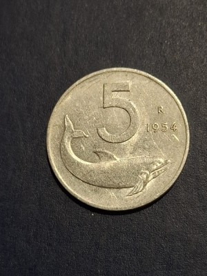 5 lire 1954 foto