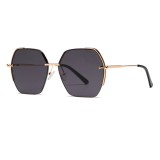 Ochelari hexagonali mari pentru femei Asteroid GSM, negru, 8561