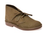 Ghete CLARKS kaki, DESBTEV, din piele intoarsa