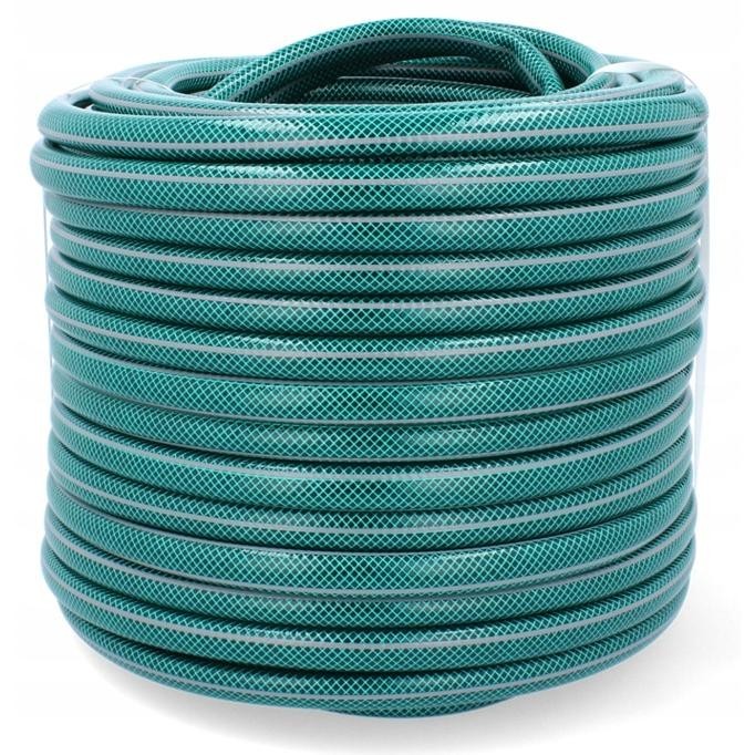 Furtun gradina armat Premium, 1/2&amp;quot; diametru, 20 m, protectie UV, 8 bar presiune, 4 straturi, verde