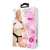 Strap-On Cu Vibratii Ultra Passionate, Natural, 24 cm