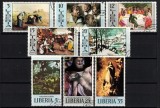 LIBERIA 1969 - Picturi / serie completa, Stampilat