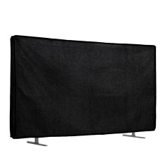 Husa pentru televizor de 55&quot; Kwmobile, Negru, Textil, 60189.01