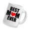 Cana alba personalizata &quot;Best Mom ever&quot;, INOVATIX&reg;. 330ml