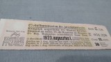 CUPOANE /BON DE TREZORERIE CU REDUCERE 1923 UNGARIA