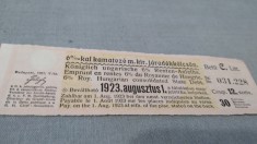 CUPOANE /BON DE TREZORERIE CU REDUCERE 1923 UNGARIA