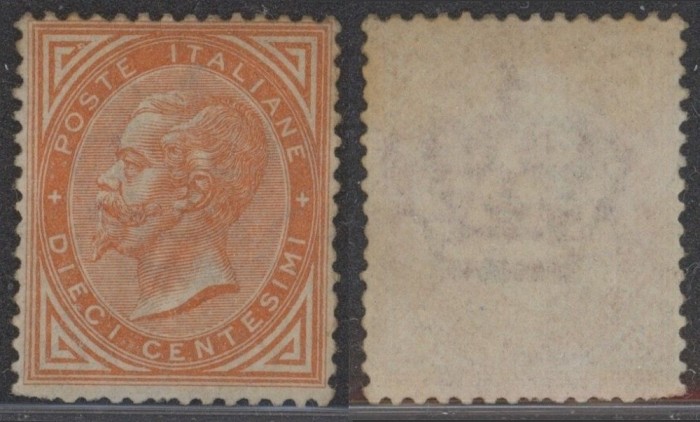 Italy 1863 King Viktor Emanuel II 10C Mi.17 MNG AM.567